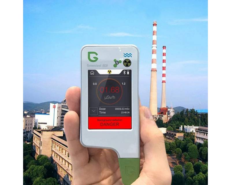 GREENTEST Geigerzähler Greentest Eco 6 Nitrat Tester Strahlungsdetektor Gefahrenmeldeanlage von GREENTEST