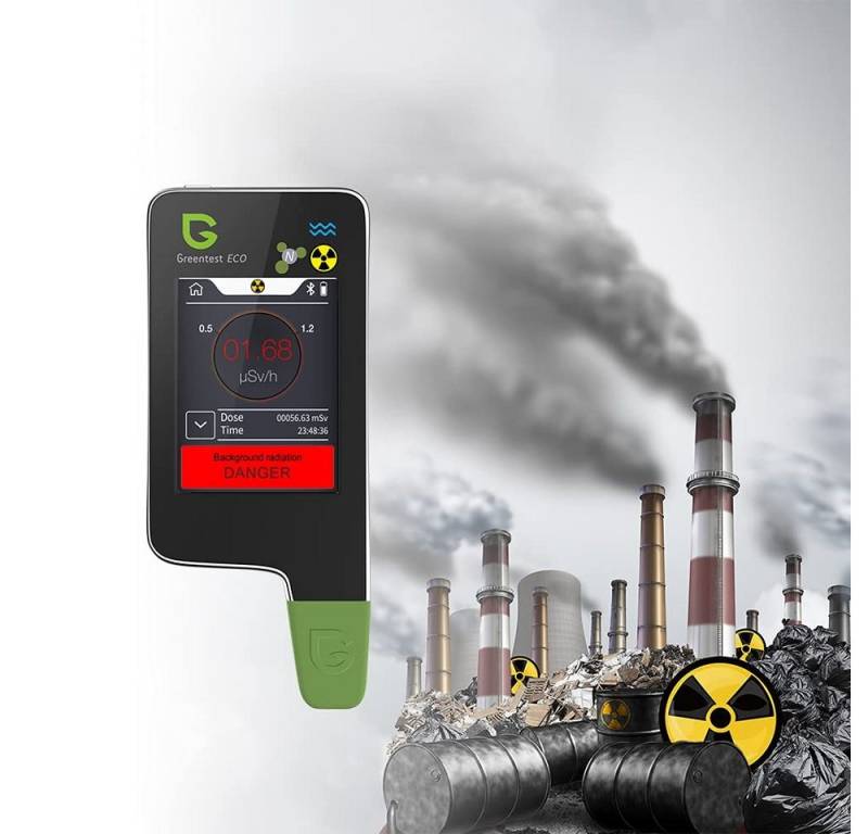 GREENTEST Greentest Eco 6 Geigerzähler Nitrattester Dosimeter Strahlungsdetektor Gefahrenmeldeanlage von GREENTEST