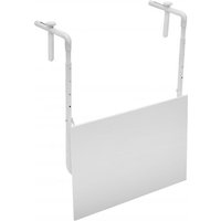 Klapptisch mit Geländer 60x52 cm aus weißem Eisen - Fermo von GREENWOOD