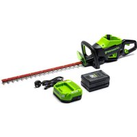 GREENWORKS 60V Brushless Akku-Heckenschere - 66cm Klinge - 1 Akku 2.0 Ah - 1 Ladegerät - GD60HT66K2 GREENWORKS 60V Brushless Akku-Heckenschere - 66cm Klinge - 1 Akku 2.0 Ah - 1 Ladegerät - GD60HT66K2 von GREENWORKS