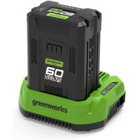 GREENWORKS 60V Pack - 1 x 2,0Ah Lithium-Ionen-Akku - 1 x Ladegerät - GSK60B2 GREENWORKS 60V Pack - 1 x 2,0Ah Lithium-Ionen-Akku - 1 x Ladegerät - GSK60B2 von GREENWORKS