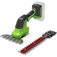 2-in-1 Gras- und Strauchschere 24V - Ohne Batterie und Ladegerät - G24SHT - Greenworks von GREENWORKS