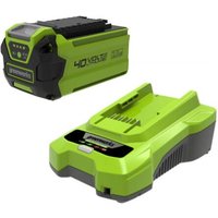 Greenworks - Pack 40V - 1 Akku 2,0Ah Lithium-Ion - 1 Ladegerät Greenworks - Pack 40V - 1 Akku 2,0Ah Lithium-Ion - 1 Ladegerät von GREENWORKS