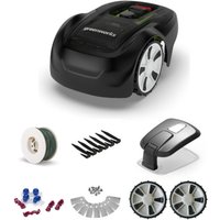 Optimow 7 GREENWORKS Mähroboter-Paket - für 750m2 - mit Garage und Zubehör von GREENWORKS