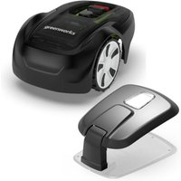 Optimow 7 GREENWORKS Mähroboter-Paket - für 750m2 - mit Garage von GREENWORKS