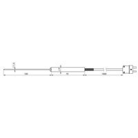 Greisinger GES20-K-1-L01 Lebensmittelfühler -65 bis +550°C Fühler-Typ K von GREISINGER