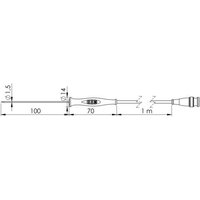 Greisinger GF 1T-E1.5 Einstechfühler -70 bis 250°C Fühler-Typ Pt1000 Greisinger GF 1T-E1.5 Einstechfühler -70 bis 250°C Fühler-Typ Pt1000 von GREISINGER
