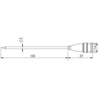 Greisinger GF 2T Einstechfühler -70 bis 250°C Fühler-Typ Pt1000 von GREISINGER