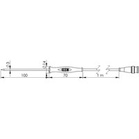 Greisinger GF1T-E3-B-BNC Einstechfühler -70 bis +250°C Fühler-Typ Pt1000 Greisinger GF1T-E3-B-BNC Einstechfühler -70 bis +250°C Fühler-Typ Pt1000 von GREISINGER