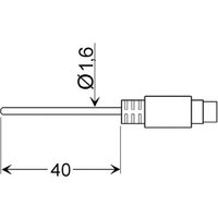 Greisinger GLF 401 MIN Luftfühler -25 bis 70°C Fühler-Typ Pt100 Greisinger GLF 401 MIN Luftfühler -25 bis 70°C Fühler-Typ Pt100 von GREISINGER
