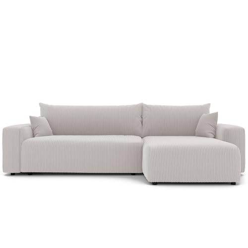GREKPOL Sofa mit Schlaffunktion 278x145 Sofa 3 Sitzer XL - Ecksofa mit Schlaffunktion und Bettkasten - Schlafsofa mit Bettkasten - Wohnzimmer Couch von GREKPOL