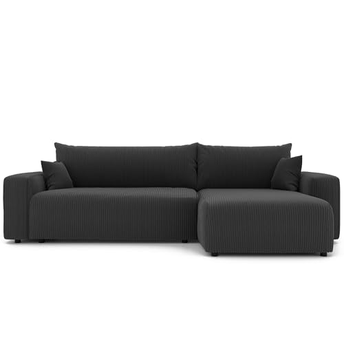 GREKPOL Sofa mit Schlaffunktion 278x145 Sofa 3 Sitzer XL - Ecksofa mit Schlaffunktion und Bettkasten - Schlafsofa mit Bettkasten - Wohnzimmer Couch von GREKPOL