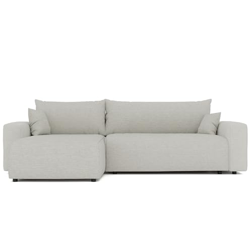 GREKPOL Sofa mit Schlaffunktion 278x145 Sofa 3 Sitzer XL - Ecksofa mit Schlaffunktion und Bettkasten - Schlafsofa mit Bettkasten - Wohnzimmer Couch von GREKPOL