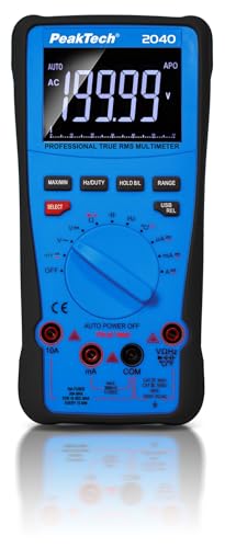 Digitalmultimeter P 2040 PeakTech® True RMS 1000V Digitalmultimeter 20000 Counts, USB + GH24 Einhandprüfer von GRENDA-HAMMER