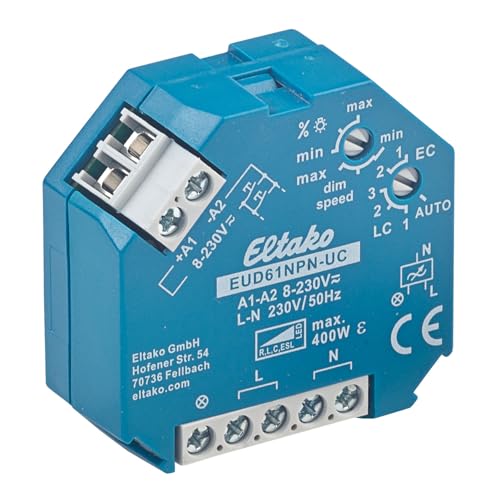 Dimmschalter Universal Typ EUD61NPN-UC 8...230V UC Einbau Dimmer 400 Watt von GRENDA-HAMMER