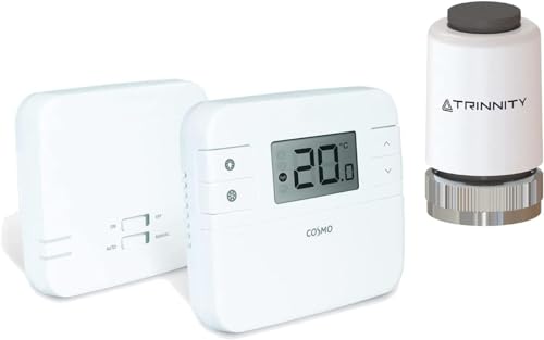 SmartHome Heizung Einzelraumregelung Digitaler Funk Raumthermostat mit Empfänger und Stellantrieb SmartHome Heizung Einzelraumregelung Digitaler Funk Raumthermostat mit Empfänger und Stellantrieb von GRENDA-HAMMER