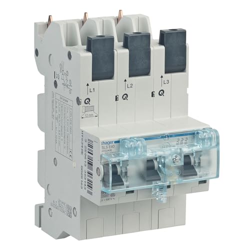SLS-Schalter Hager HTS340E selektiver Hauptsicherungsautomat SHU 40A 3x 1-polig mit Stecktechnik von GRENDA-HAMMER