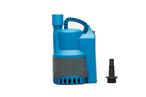 FLOW TP12-N Schmutzwasser Tauchpumpe bis 8500 Liter/Stunde mit Flachabsaugung 3mm und 10m Kabel von GRENDA-HAMMER