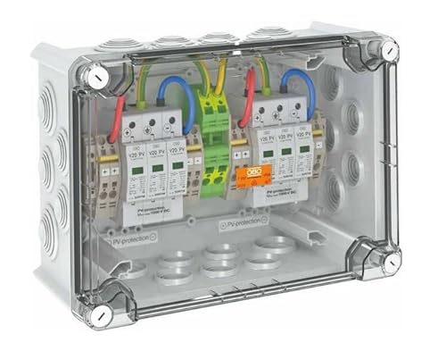 Überspannungsschutz Photovoltaik Systemlösung für Wechselrichter mit 2x MPP-Tracker im Gehäuse IP65 von GRENDA-HAMMER