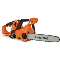 Grenintol - Elektro-Kettensäge 35,5 cm Kettensägen mit 4-Ah-Akku und Schnellladegerät, bürstenloser Motor, Schnittgeschwindigkeit von 17 m/s von GRENINTOL