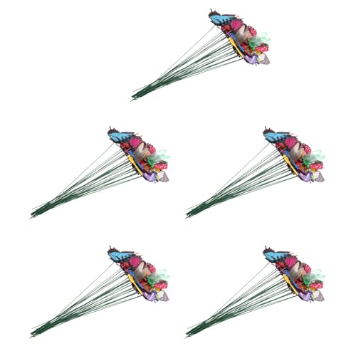 GREOHNMPAW 100 Stück Garten Schmetterlinge Pfähle und 4 Stück Libellen Pfähle Garten Verzierungen für Terrasse Dekorationen, Insgesamt 24 Stück GREOHNMPAW 100 Stück Garten Schmetterlinge Pfähle und 4 Stück Libellen Pfähle Garten Verzierungen für Terrasse Dekorationen, Insgesamt 24 Stück von GREOHNMPAW