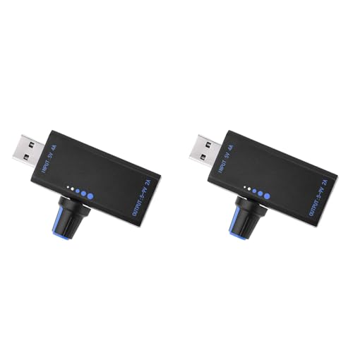 GREOHNMPAW 2X 18W Hochleistungs-USB-Geschwindigkeitsregler DC5V 4A Einstellbare Steuerung LüFterküHler Typ-C USB-LüFtergeschwindigkeit KüHlerzubehöR von GREOHNMPAW