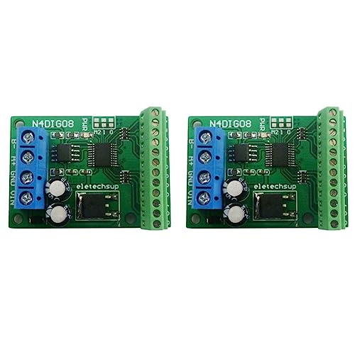 GREOHNMPAW 2X 8Ch Eingang/Ausgabe Digital Switch Ttl Lvttl cmos Rs485 Io Control Module Modbus Rtu Board für Plc Relay, (mit Terminal) von GREOHNMPAW