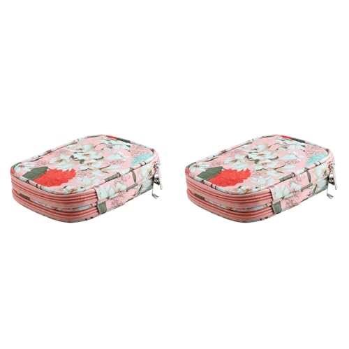 GREOHNMPAW 2X Stricknadeln-Etui, NäH-Organizer, Aufbewahrungstasche für Runde HäKelnadeln, NäHset-Tasche C von GREOHNMPAW