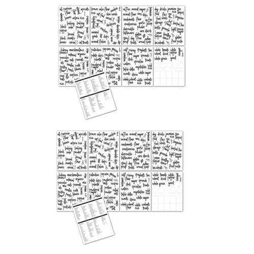 GREOHNMPAW 336 Stücke Speisekammer Etikette Gedruckt Hause Behälter Gläser Flaschen Stichworte wasserdichte Transparente Selbstklebende Lebensmittel Etikette Aufkleber von GREOHNMPAW