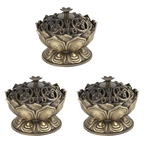 GREOHNMPAW 3X Hand Gemachter Raeucher Gefaess des Buddha Weihrauch Weihrauch Halters Fuer Buddhistische Innen Ministerium Dekoration GREOHNMPAW 3X Hand Gemachter Raeucher Gefaess des Buddha Weihrauch Weihrauch Halters Fuer Buddhistische Innen Ministerium Dekoration von GREOHNMPAW