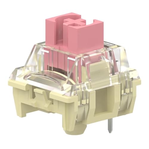 GREOHNMPAW 45 Stück Goldene Rosa Achsenschalter, 37 Gf Lineare Achsenschalter, Kompatibel mit für Mechanischer Tastatur GREOHNMPAW 45 Stück Goldene Rosa Achsenschalter, 37 Gf Lineare Achsenschalter, Kompatibel mit für Mechanischer Tastatur von GREOHNMPAW