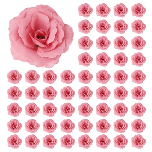 GREOHNMPAW 80 Stück Künstliche Rosenblüten, DIY Hochzeitsdekoration, Durchmesser 65 mm, Rosa GREOHNMPAW 80 Stück Künstliche Rosenblüten, DIY Hochzeitsdekoration, Durchmesser 65 mm, Rosa von GREOHNMPAW