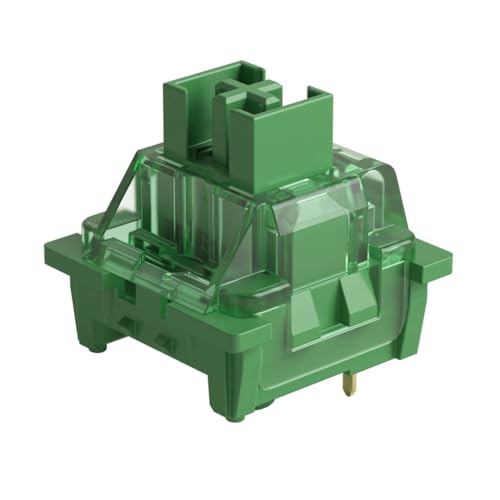 GREOHNMPAW 90 STK. V3 Pro Matcha Green Linear Switches 3 Pin 55gf, Staubdichter Stiel, Kompatibel mit MX Mechanischen Tastaturen von GREOHNMPAW