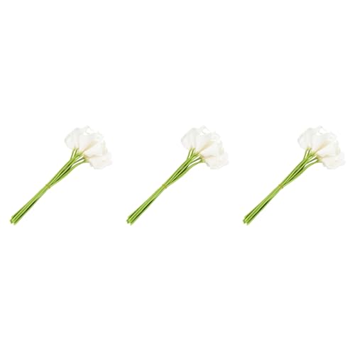 GREOHNMPAW Calla-Lilien-Brauthochzeits-Bouquet 30 Kopf Latex Real Touch KC51 von GREOHNMPAW