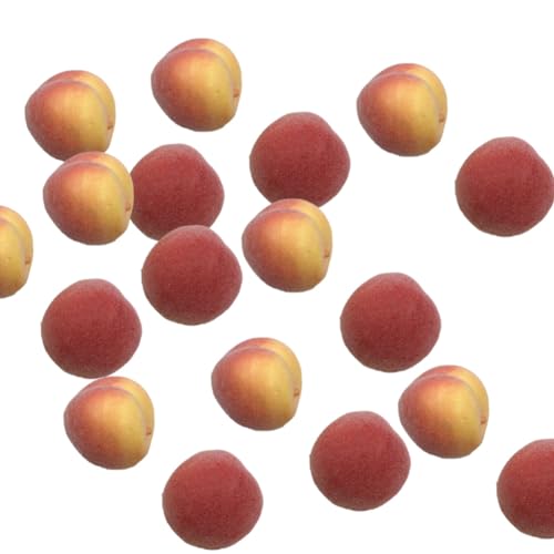 GREOHNMPAW Simuliertes Obstmodell, Gefälschte Obstsimulations-Requisiten, Pfirsich, Dekorative Lehrmittel für die Schule von GREOHNMPAW