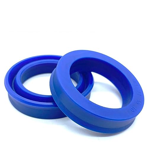 Dichtungsscheibe 5 Stück UN/UHS/UNS-Typ PU-Öldichtung, Polyurethan-Hydraulikdichtring, U-Typ Y-Typ Zylinderstangenwellen-Kolbendichtungs-Gummiring Dichtungslippe (Size : UHS 6x12x5 (5Pcs)) von GRESIK