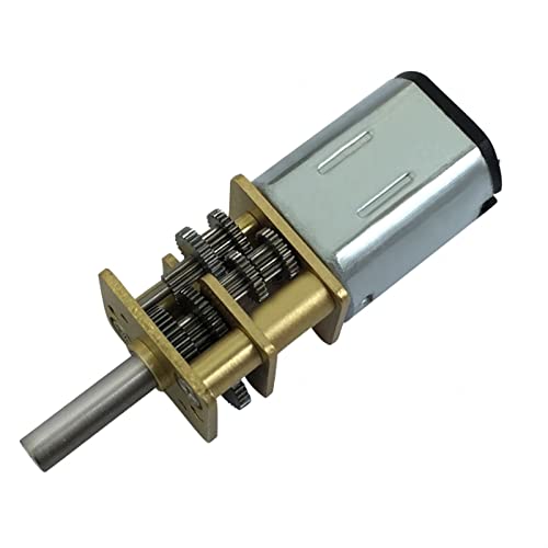 Projekte Reduktion GA12-N20 DC Getriebemotor, 3v6v12v. Kleiner Motor 1: 1000 Verringerung des Verhältnisses, hoher Drehmoment mit niedrigem Drehmoment Getriebemotor (Size : 3V 5RPM) von GRESIK