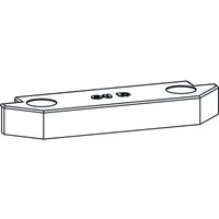 Gretsch-unitas - GU-966 psk Rastplatte, Eurofalz 24x8 mm, 13V, Zink silber, mit Positionszapfen von GRETSCH-UNITAS