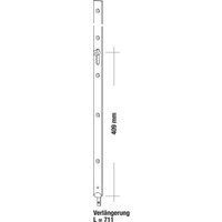 Gu Ansatzstücke Secury Reparaturset, 711 x 20 mm, Stahl verzinkt silberfärbig von GRETSCH-UNITAS