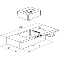 Gu Thermostep Rahmen-Eckverbinder-Set unten IV68 von GRETSCH-UNITAS