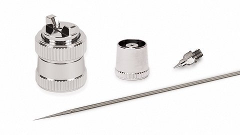 Grex 0,7 mm Lüfter Sprühkappe & Düsen-Kit [für TG, TS, XGi & XSi Airbrushes] #TFK-7 von GREX