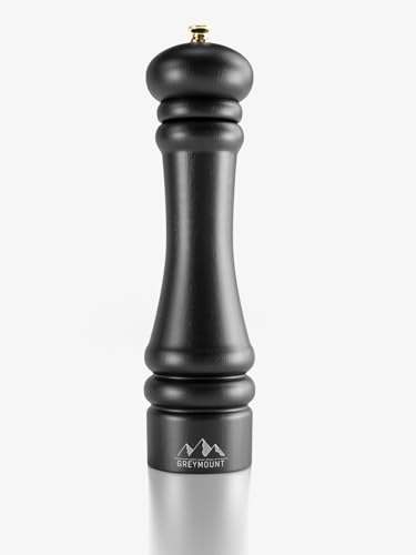 GREYMOUNT ® Caucasus Salzmühle (Pure Black, 27cm) von GREYMOUNT