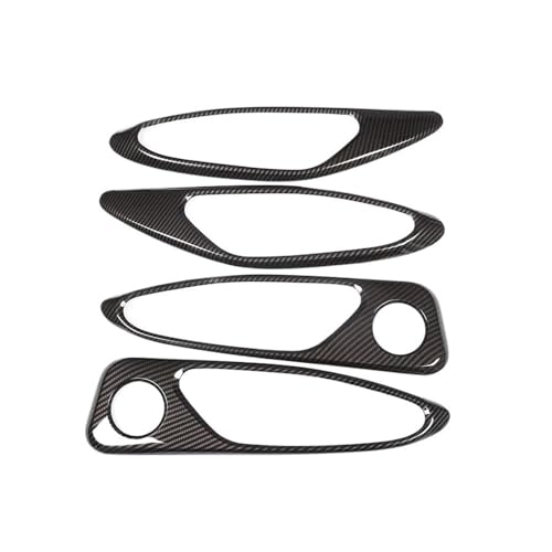Auto Türgriffabdeckung 4 Stück Kohlefaser Stil ABS Chrom Kunststoff Auto Innengriff Rahmen Abdeckung Zubehör Für Alfa Romeo Für Giulia 2017-2022 (Color : Carbon Fiber Auto Türgriffabdeckung 4 Stück Kohlefaser Stil ABS Chrom Kunststoff Auto Innengriff Rahmen Abdeckung Zubehör Für Alfa Romeo Für Giulia 2017-2022 (Color : Carbon Fiber von GRFIT
