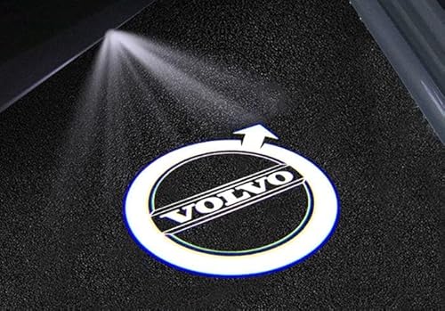 GRFIT 2 STÜCK Tür LED-Logo Beleuchtungsprojektor Willkommenslichter, für Volvo XC60 XC40 XC90 S60 S90 V60 V40, Tür-Laserprojektor-Lichtdekoration,B von GRFIT