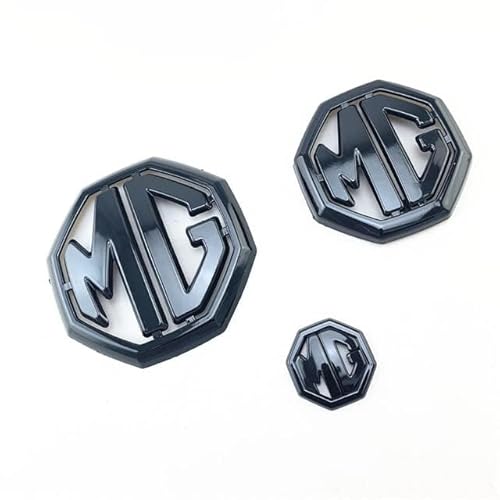 GRFIT Auto Emblem Aufkleber für MG 6 MG ZS, Körper-Emblem-Abzeichen-Aufkleber, Auto Tuning Emblem,Black von GRFIT