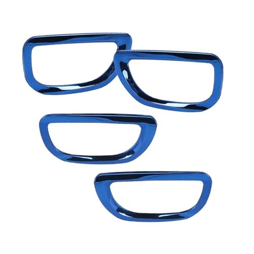 GRFIT Auto Türgriffabdeckung 4 Teile/Set Auto Innentür Griff Schüssel Abdeckung Trim Rahmen Für Corolla 2014-2018 Blau Titan Stil von GRFIT