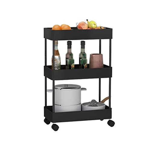 GRFIT Bar Servierwagen Küchenregal, vom Boden bis zur Decke reichendes, mehrschichtiges, abnehmbares Fugenregal, liefert Platzsparendes Zuhause Bar Cart (Size : D-40.5x22.5x62cm) von GRFIT
