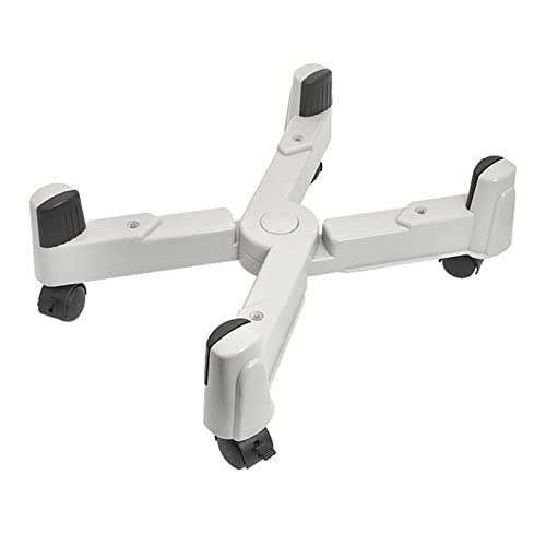 GRFIT CPU-Halterung PC-Tower-Ständer, Verstellbarer CPU-Ständer mit 5 Rollen, X-förmiger mobiler CPU-Halter for unter dem Schreibtisch, verstellbare Breite bis zu 24,9 cm von GRFIT
