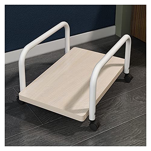 GRFIT CPU Ständer Mobile CPU-Ständer, PC-Turm-Stand-Desktop-PC-Turm-Halterwagen-Halterwagen mit 4 Caster-Rädern (3 Farben) PC Ständer (Color : Solid Color) von GRFIT