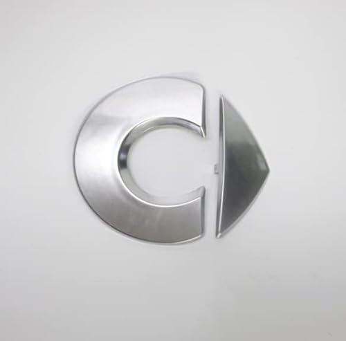 GRFIT Front Vent Mesh Logo, für Mercedes Smart Fortwo ForFour 451 453 Dekorative Aufkleber Abdeckung Aufkleber Kühlergrill Druck, Außen Styling,B von GRFIT